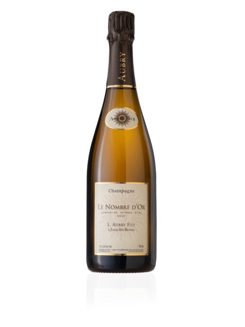 Photo d'une bouteille de champagne Aubry Le Nombre d'Or Brut